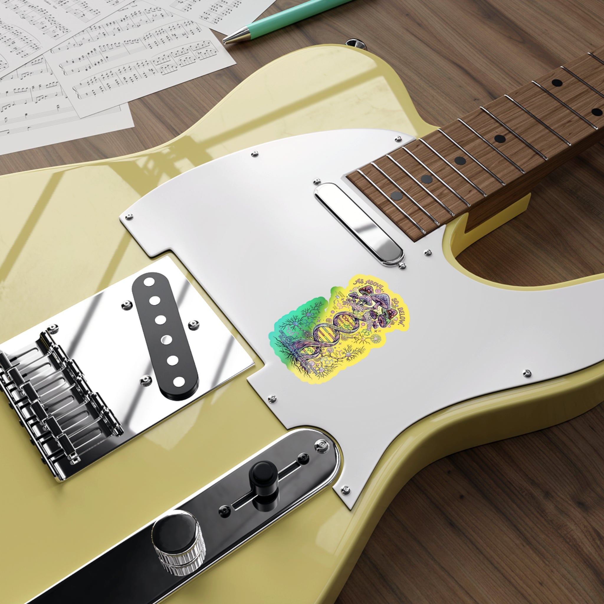 Entangled Consciousness Holographic Die-cut Stickers